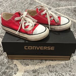 Red Converse Allstar Shoes